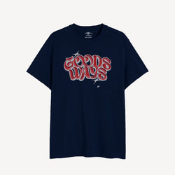 GOODS WAYS GRAFHIC TEE Blue Stone
