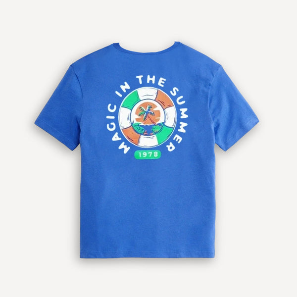 Magic The Summer Graphic Tee Blue Stone