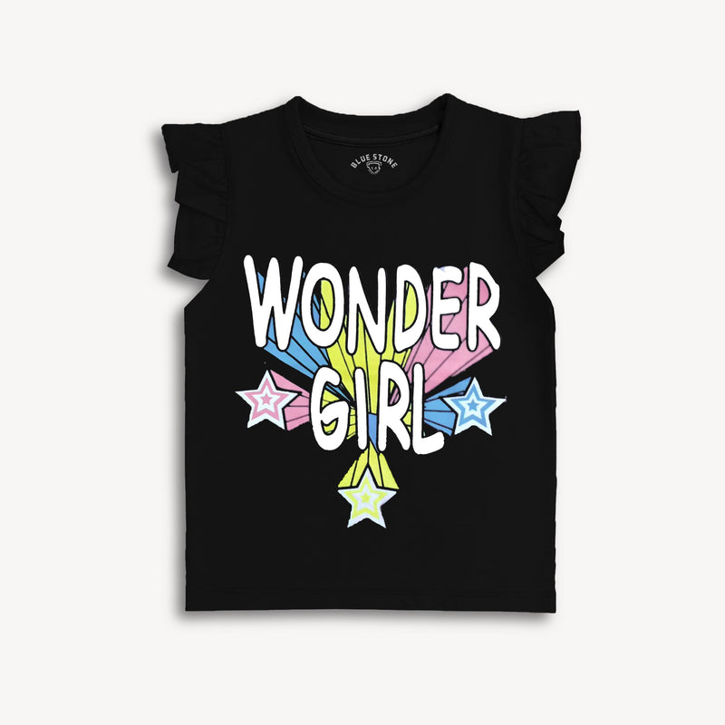 Wonder Girl Graphic Tee Blue Stone