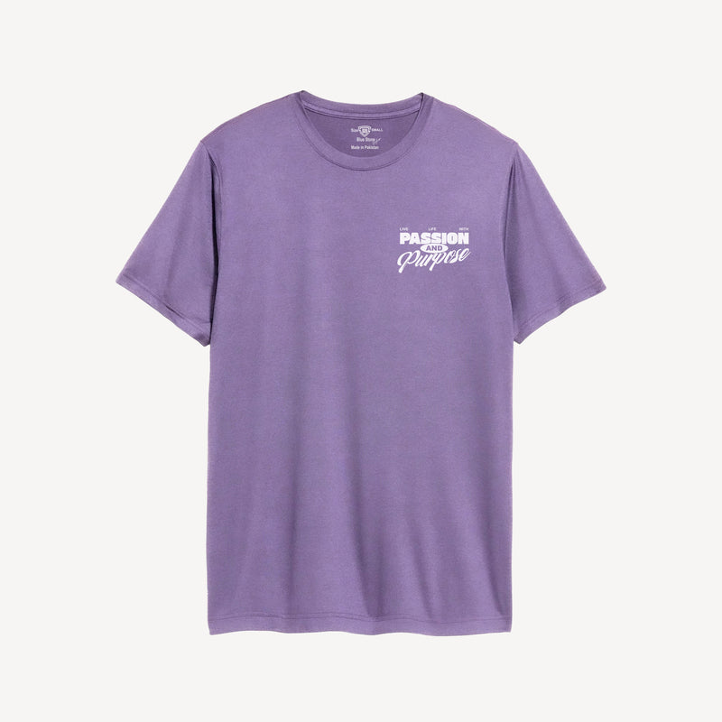 PASSION AND PURPOSE GRAFHIC TEE Blue Stone