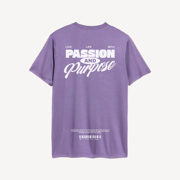 PASSION AND PURPOSE GRAFHIC TEE Blue Stone