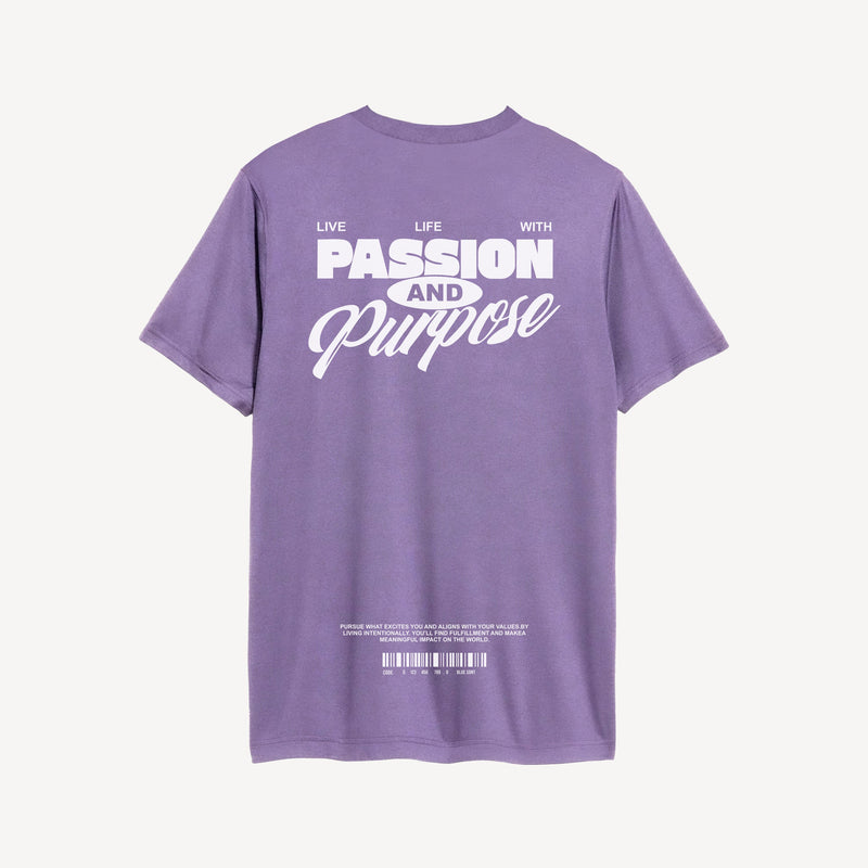 PASSION AND PURPOSE GRAFHIC TEE Blue Stone