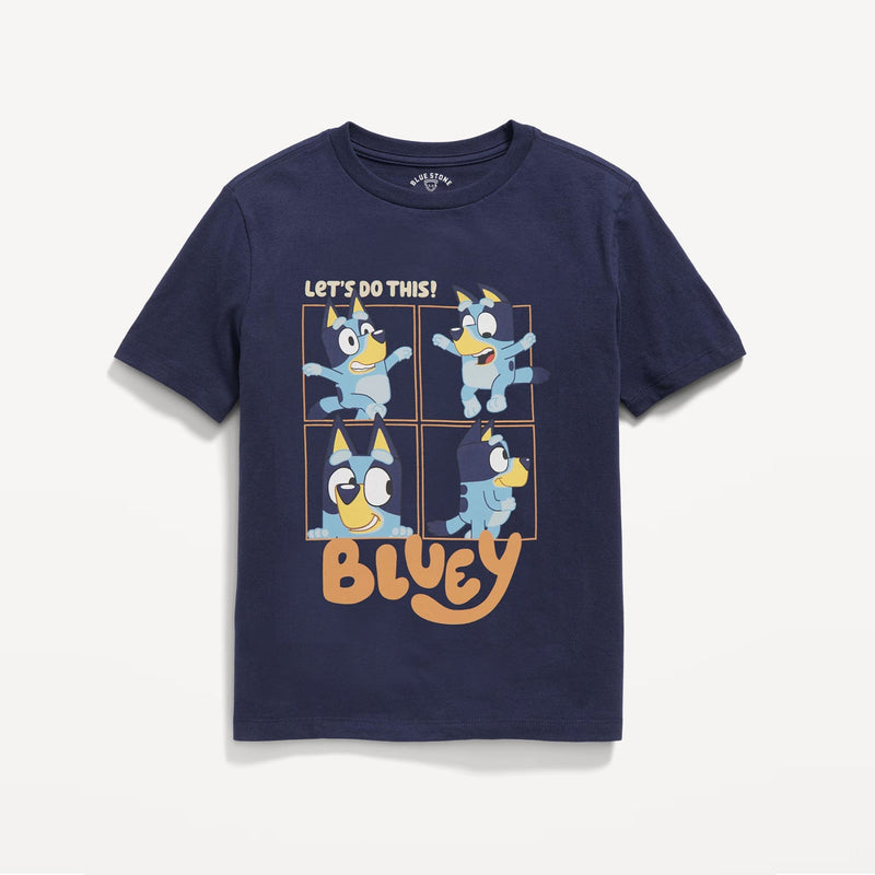 Graphic Tee Blue Stone