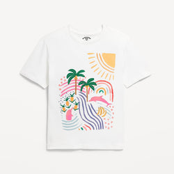Graphic Tee Blue Stone