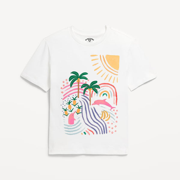 Graphic Tee Blue Stone