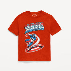 Captain America  Graphic Tee Blue Stone