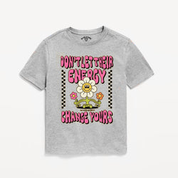 Change Your Energy Graphic Tee Blue Stone