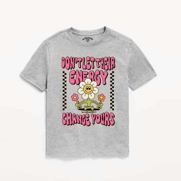 Change Your Energy Graphic Tee Blue Stone