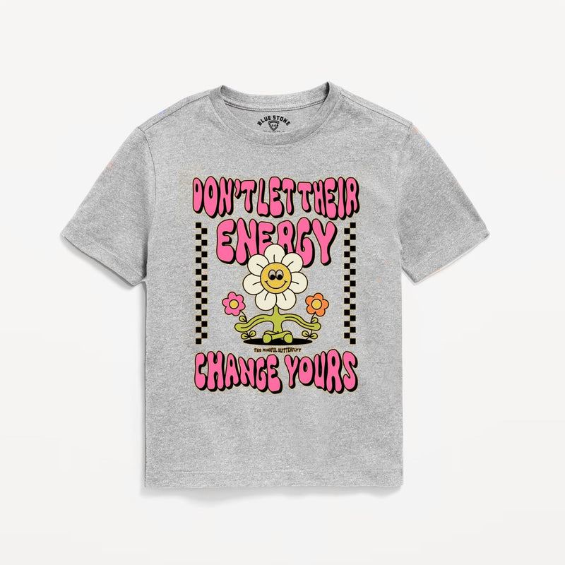 Change Your Energy Graphic Tee Blue Stone