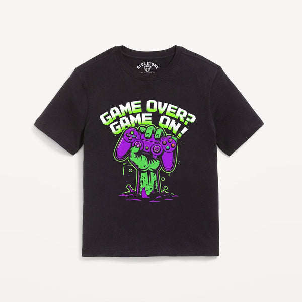 Game On Graphic Tee Blue Stone