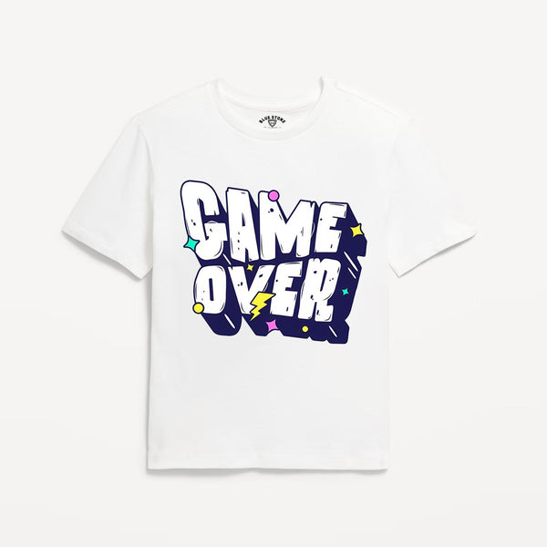 Game Over Graphic Tee Blue Stone