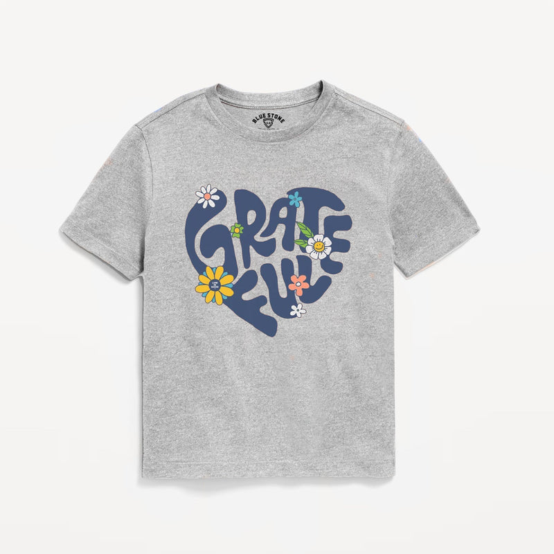 Greatful Graphic Tee Blue Stone