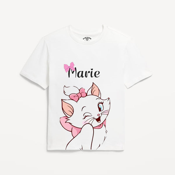 Marie Graphic Tee Blue Stone