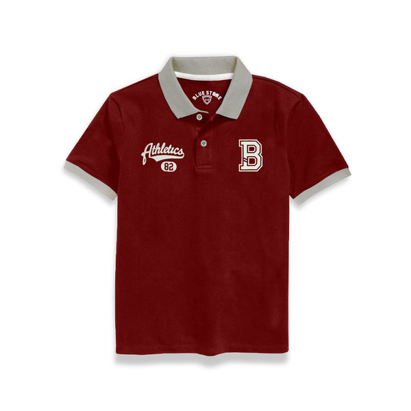 Boys Polo Blue Stone