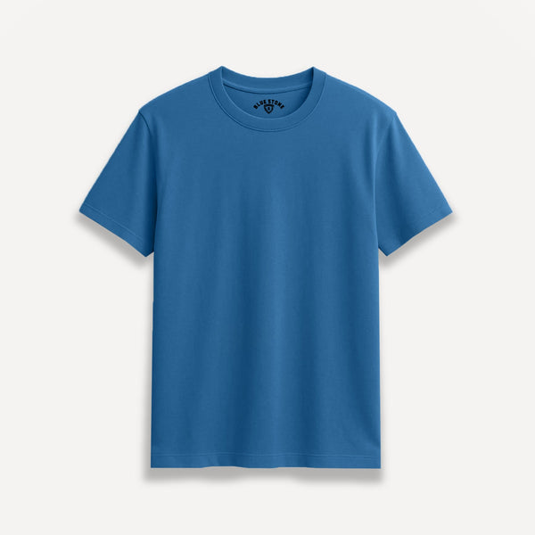 Mens T Shirt Blue Stone