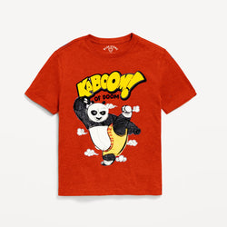 Panda Graphic Tee Blue Stone