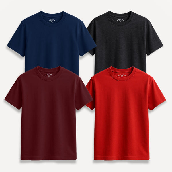 Mens T Shirt Set Blue Stone