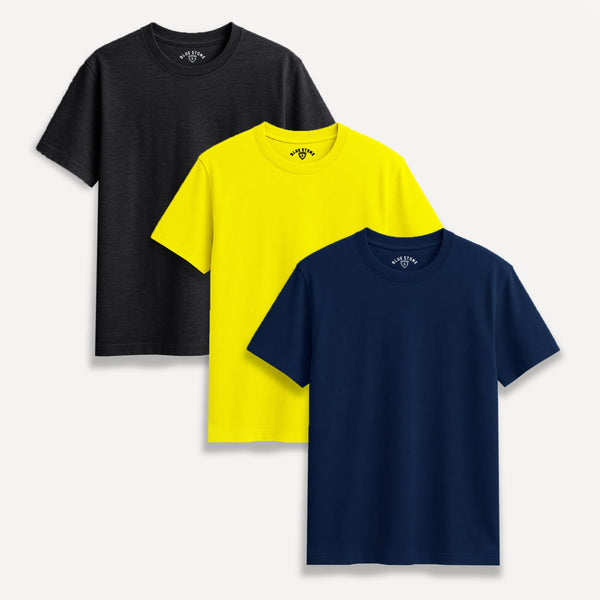 Mens T Shirt Set Blue Stone