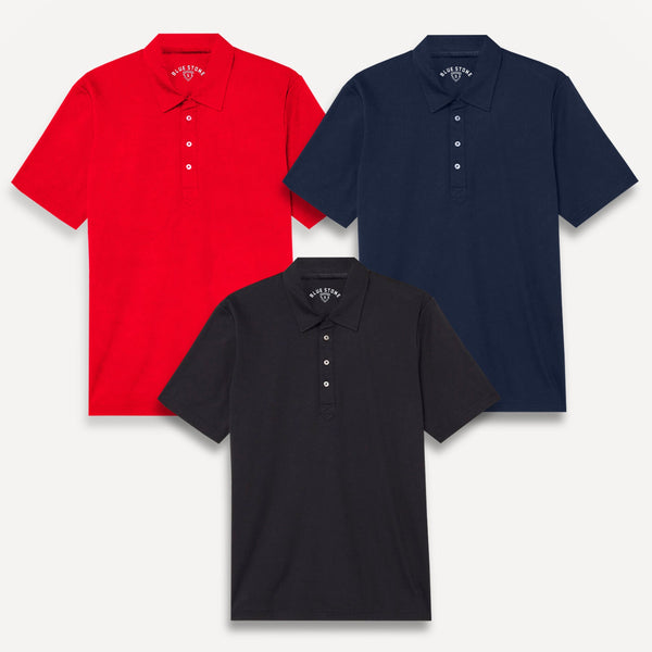 Mens Polo Set - 03 Blue Stone