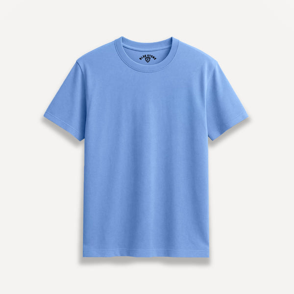 Mens T Shirt Blue Stone