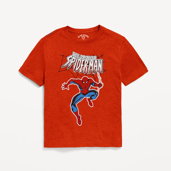 Spiderman Graphic Tee Blue Stone