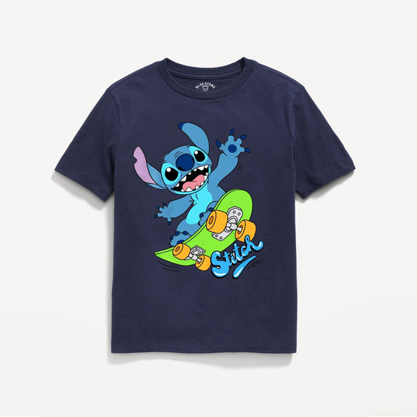 Sticer Graphic Tee Blue Stone
