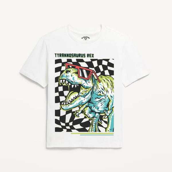 T Rex Graphic Tee Blue Stone