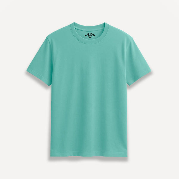 Mens T Shirt Blue Stone