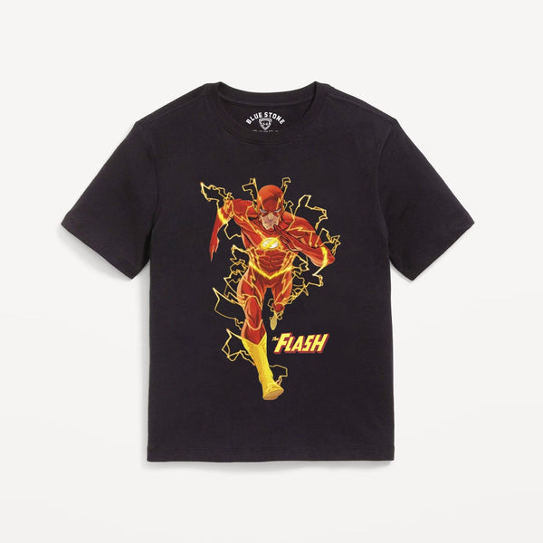 The Flash Graphic Tee Blue Stone
