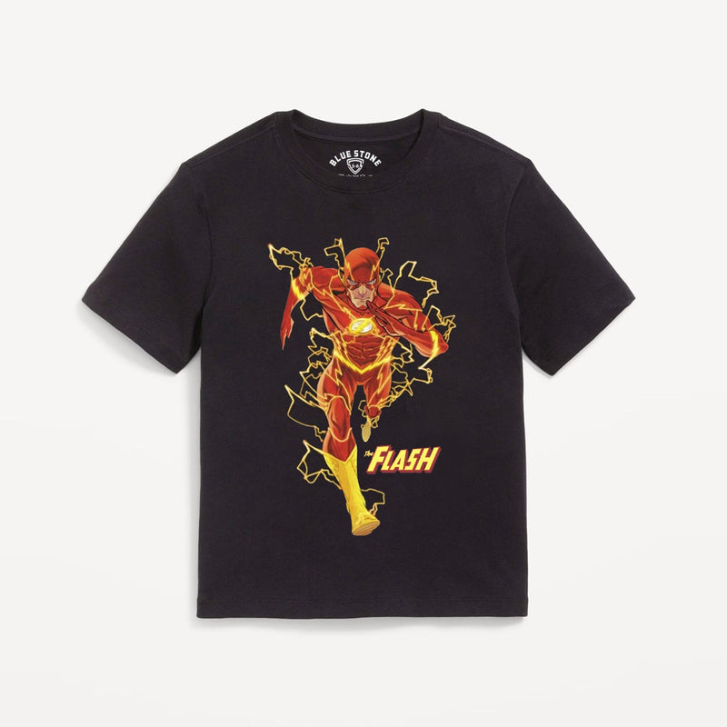 The Flash Graphic Tee Blue Stone