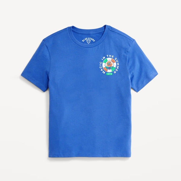 Magic The Summer Graphic Tee Blue Stone
