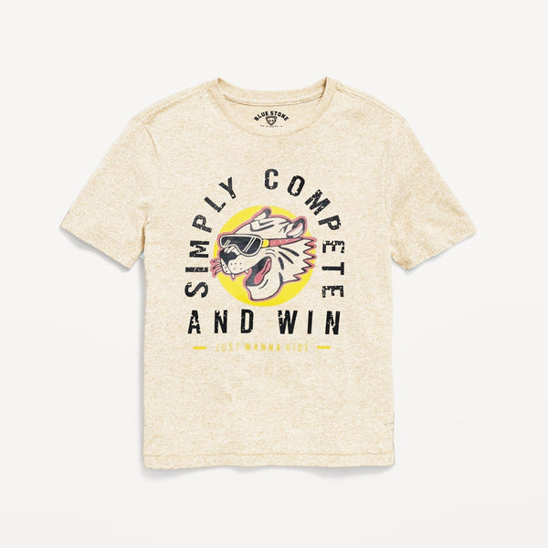 Graphic Tee Blue Stone