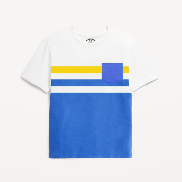 Boys Graphic Tee Blue Stone