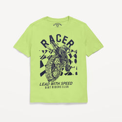 Racer Graphic Tee Blue Stone