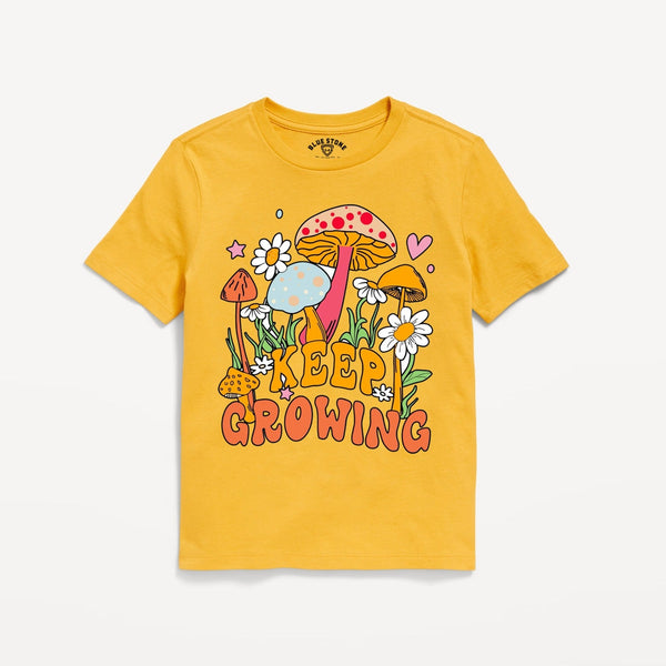 Keep Growing  Graphic Tee Blue Stone
