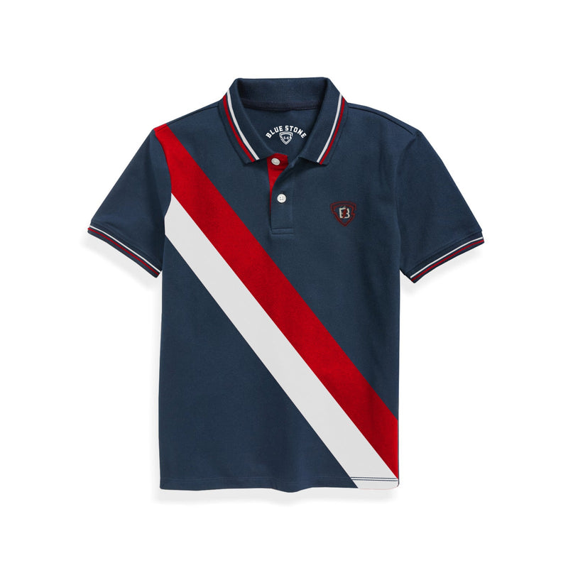 Boys Polo Blue Stone