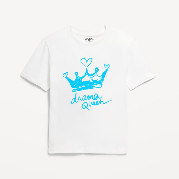 Drama Queen Graphic Tee Blue Stone