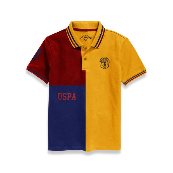 Boys Polo Blue Stone