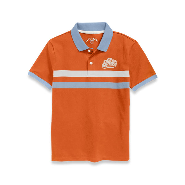 Boys Polo Blue Stone