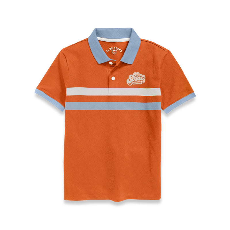 Boys Polo Blue Stone