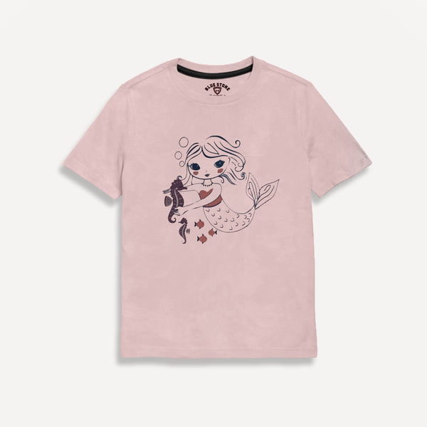 Graphic Tee Blue Stone