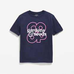 Garden Seeds Graphic Tee Blue Stone
