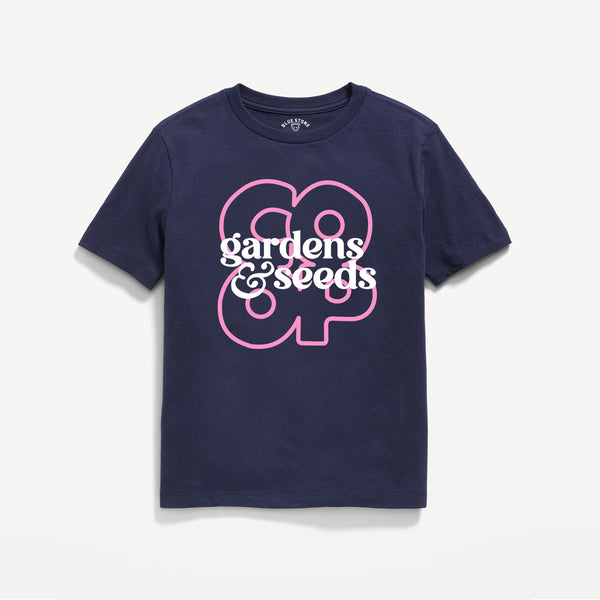 Garden Seeds Graphic Tee Blue Stone