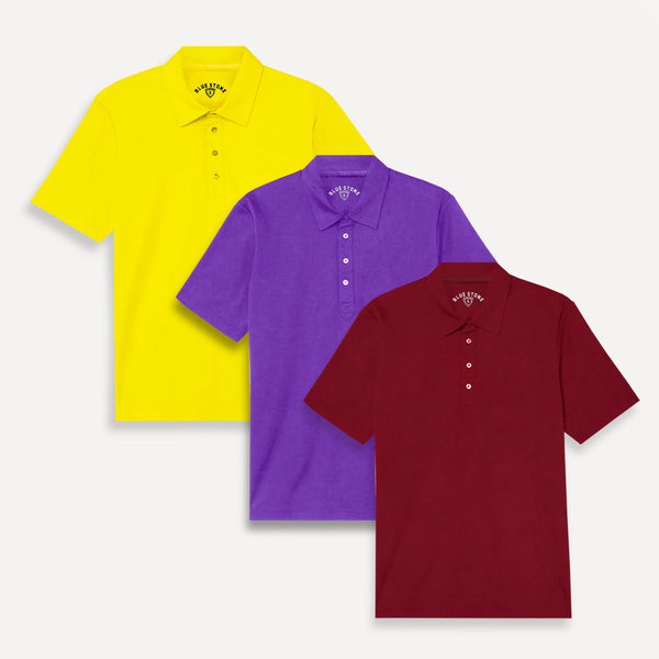 Mens Polo Set - 06 Blue Stone