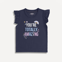 Graphic Tee Blue Stone