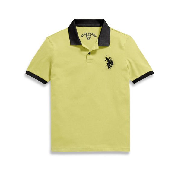 Boys Polo Blue Stone